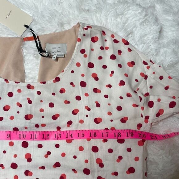 NUMPH Dress Polka Dot Tunic Size 34 (Fits XS - M) New w/ Tag 100% Viscose - Picture 9 of 13